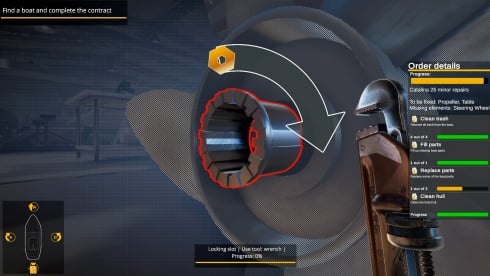 Yacht Mechanic Simulator: First Contract - скриншот 2