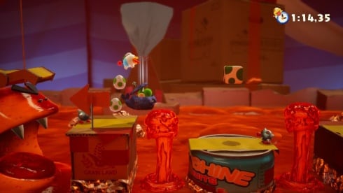 Yoshi's Crafted World - скриншот 4