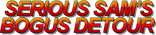 Serious Sam's Bogus Detour logo