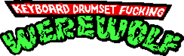 Keyboard Drumset Fucking Werewolf logo