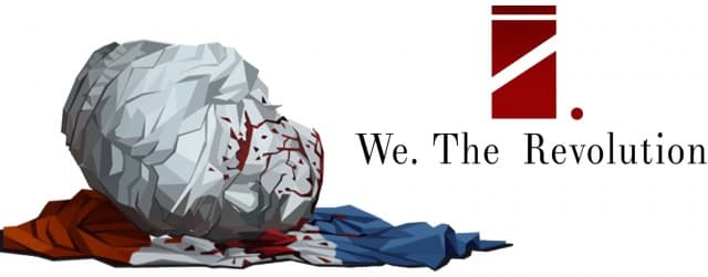 We. The Revolution logo