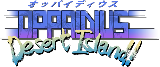 Oppaidius Desert Island! logo