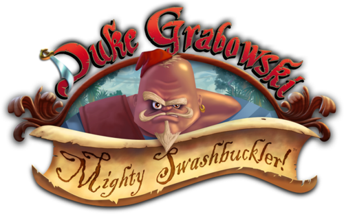 Duke Grabowski, Mighty Swashbuckler logo