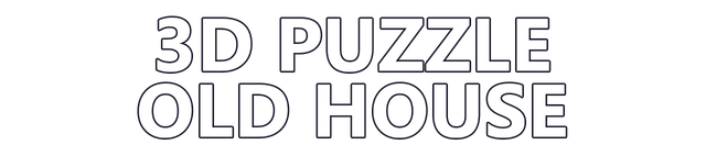 3D PUZZLE - Old House - логотип игры