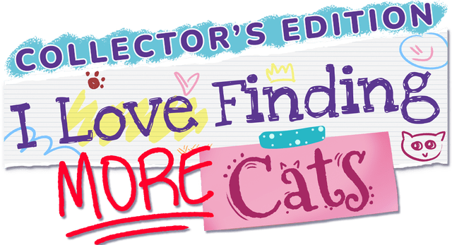I Love Finding MORE Cats logo