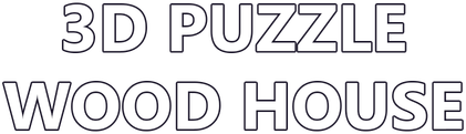 3D PUZZLE - Wood House logo