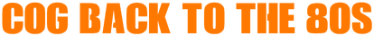 COG Back To The 80s logo