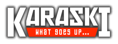 Karaski: What Goes Up... logo