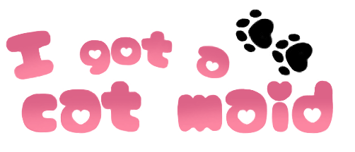 I got a cat maid logo