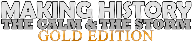 Making History: The Calm and the Storm Gold Edition - логотип игры