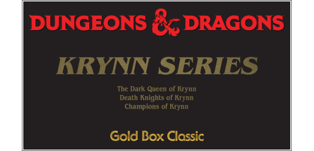 Dungeons and Dragons: Krynn Series - логотип игры