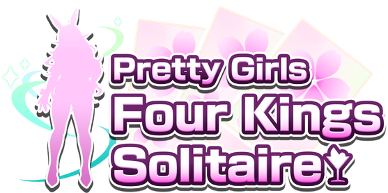 Pretty Girls Four Kings Solitaire logo