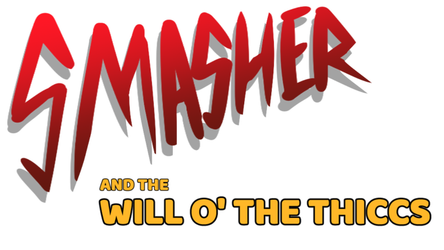 Smasher and the Will o' the Thiccs logo