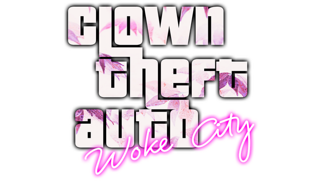 Clown Theft Auto: Woke City logo