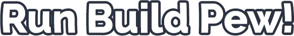 Run Build Pew! logo