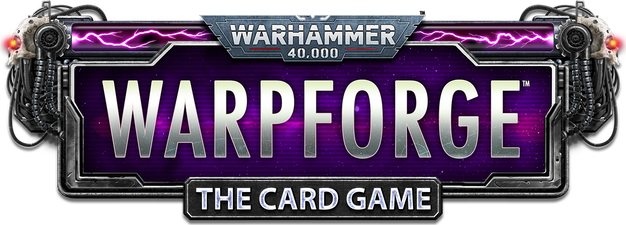 Warhammer 40,000: Warpforge - логотип игры