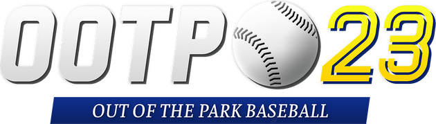 Out of the Park Baseball 23 logo