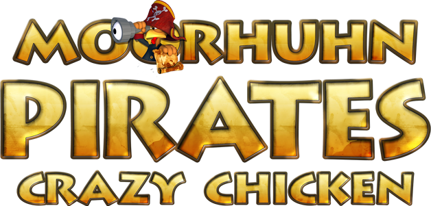 Moorhuhn Piraten - Crazy Chicken Pirates logo