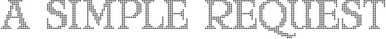 A SIMPLE REQUEST logo