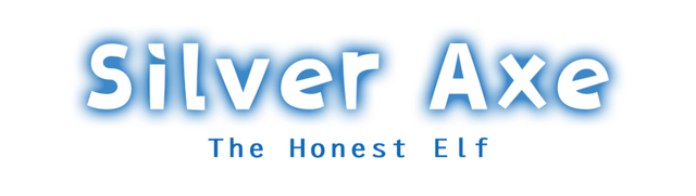 Silver Axe - The Honest Elf logo