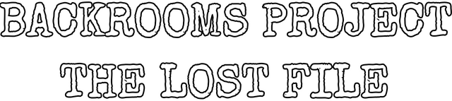 Backrooms Project: The lost file logo