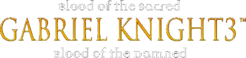 Gabriel Knight 3: Blood of the Sacred, Blood of the Damned logo