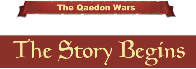 The Qaedon Wars - The Story Begins logo