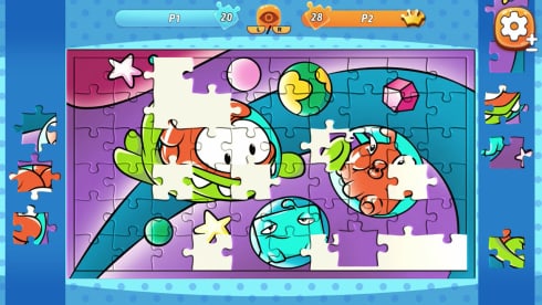 Om Nom: Coloring, Toons and Puzzle - скриншот 2