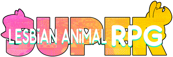 Super Lesbian Animal RPG logo