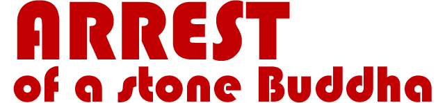 Arrest of a stone Buddha logo