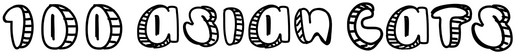 100 Asian Cats logo
