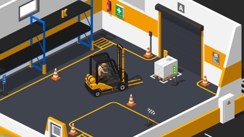 Forklift Extreme: Deluxe Edition - скриншот 1