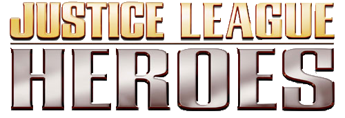 Justice League Heroes logo