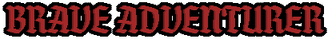 BRAVE ADVENTURER logo