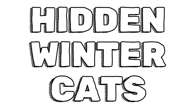 Hidden Winter Cats logo