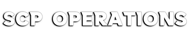 SCP Operations - логотип игры
