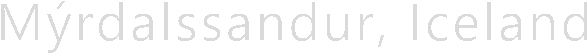 Myrdalssandur, Iceland - логотип игры
