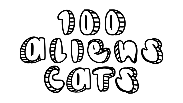 100 Aliens Cats logo