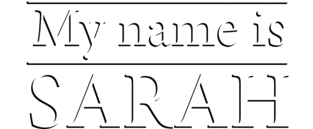 My Name is Sarah logo