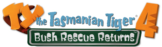 TY the Tasmanian Tiger 4 logo