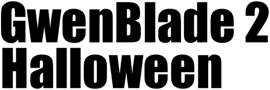 GwenBlade: Halloween logo