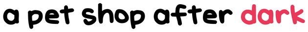 a pet shop after dark logo
