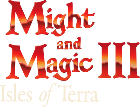 Might and Magic 3: Isles of Terra - логотип игры