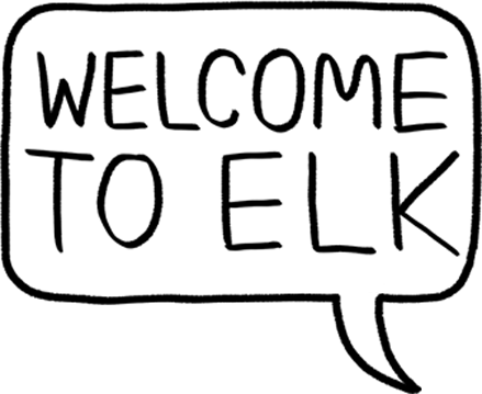 Welcome to Elk logo