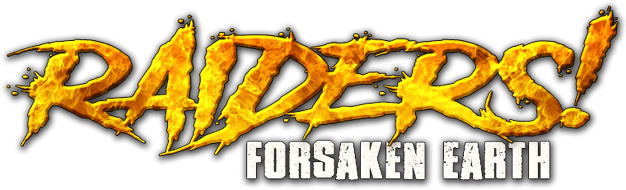 Raiders! Forsaken Earth logo