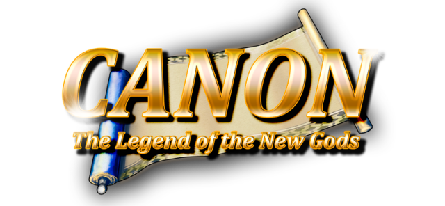 Canon - Legend of the New Gods logo