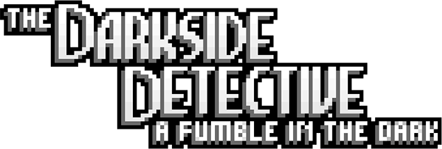 The Darkside Detective: A Fumble in the Dark logo