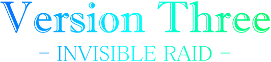 VersionThree: INVISIBLE RAID logo