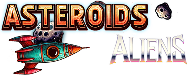 Asteroids and Aliens logo