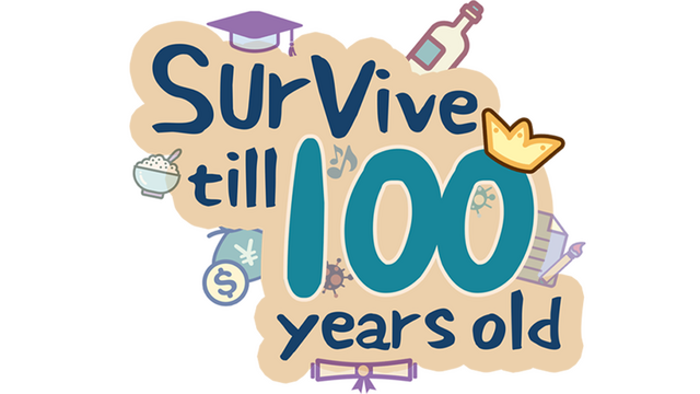 Survive till 100 years old - логотип игры